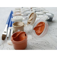 Pink Europe Flower DIY Painting-Paint-Golonzo