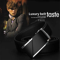 Genuine Leather Formal Belts for Men - Ratchet Buckle belt 1.25" 35mm Wide 110-130cm long-Belts-Golonzo