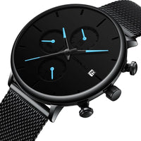 Fashion Waterproof Slim Minimalist Wrist Watches For Men-Watch-Golonzo