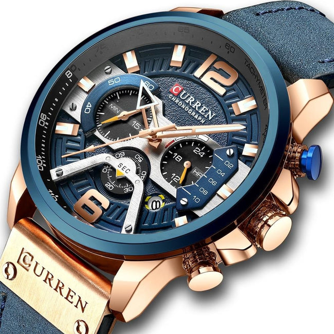 Casual Sport Watches - Military Grade Leather Wrist Watch-Watch-Golonzo