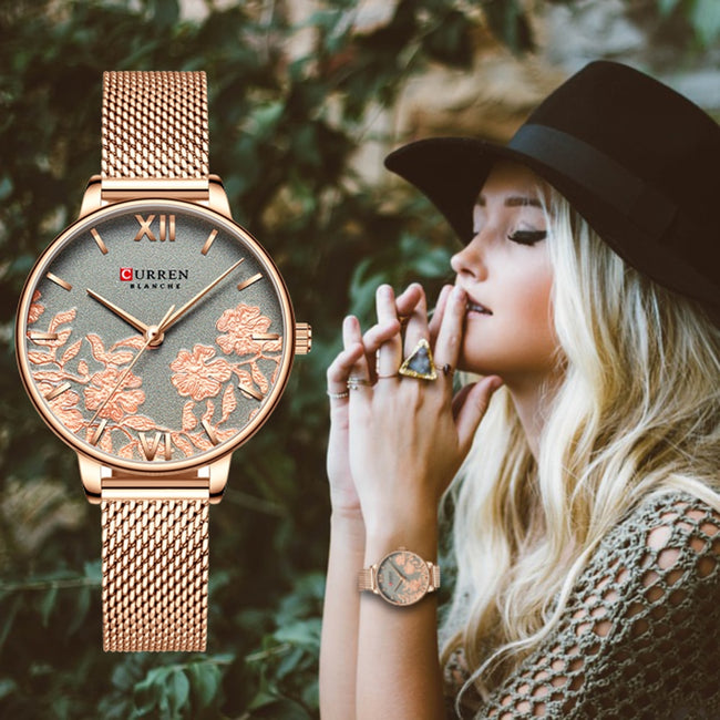 Flora Watch - Women Classic Watch-Watch-Golonzo