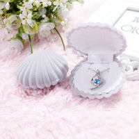 Shell Shape Lovely Wedding Ring Box-Gift Boxes & Tins-Golonzo