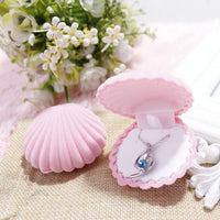 Shell Shape Lovely Wedding Ring Box-Gift Boxes & Tins-Golonzo