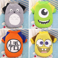 Cartoon Puppy Dog Hoodie Sweatshirt Winter Pet Clothes for Small Dogs-Dog Supplies-Golonzo