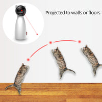 Interactive LED Laser Cat Toy - Auto Rotating Cat Exerciser-Cat Toys-Golonzo