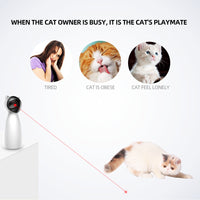 Interactive LED Laser Cat Toy - Auto Rotating Cat Exerciser-Cat Toys-Golonzo