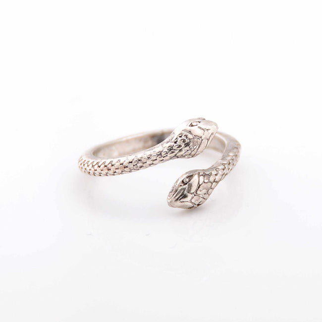 Fashion Gold / Silver Color Snake Shaped Ring-ring-Golonzo