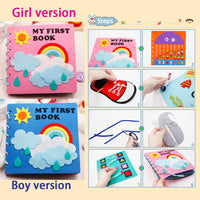 Toys Craft Castle Rainbow Handmade - Cloth Books For Kids-Toys-Golonzo