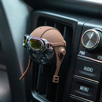 Creative Airborne Division Car Air Freshener Luxury Car Diffuser Genuine Leather Strap Hanging Car Perfume-Vehicle Air Freshener-Golonzo
