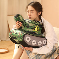 Tank Car Plush Dolls Plush Toys Soft Pillows-Golonzo