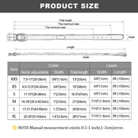 Personalized Pet Collar - Custom Leather Dog Collar Leash Set-Pet Collars & Harnesses-Golonzo