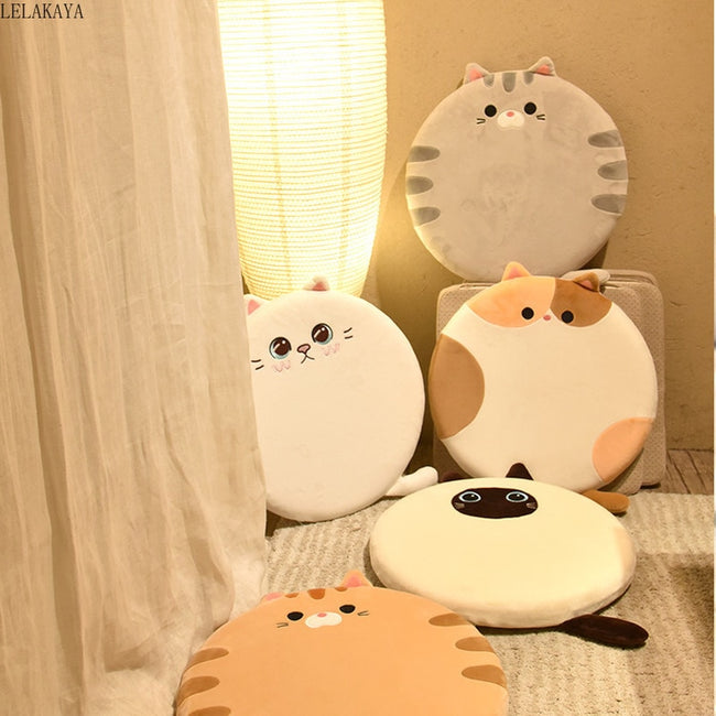 Shiba Inu Round Shape Chair Seat Cushion Sofa Plush Soft Pillow-Pillow-Golonzo