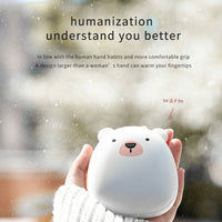 Rechargeable Electric Hand Warmers - Cartoon Penguin /Polar Bear-Gloves & Mittens-Golonzo