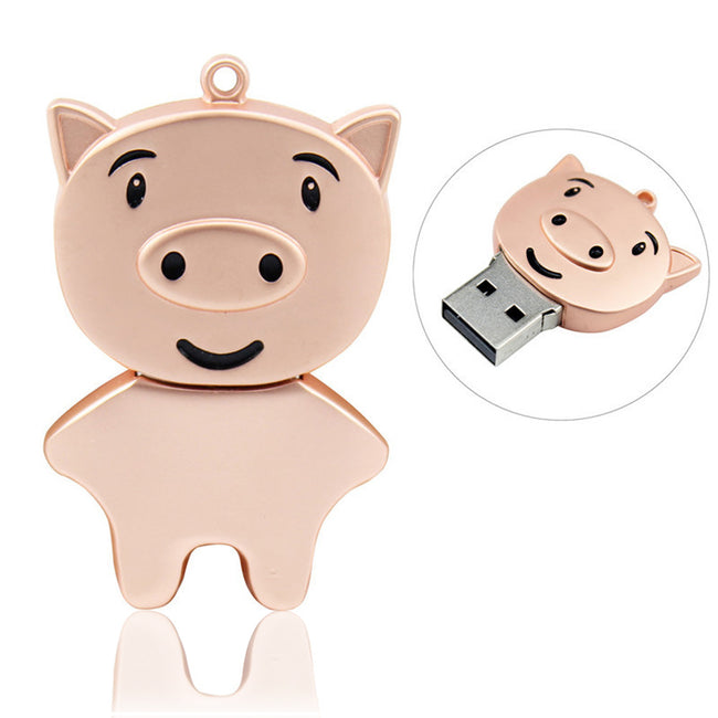Cute pig USB flash drive-USB Flash Drives-Golonzo