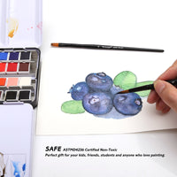 Portable 48colors Pigment Solid Watercolor Paints Set-Drawing & Painting Kits-Golonzo