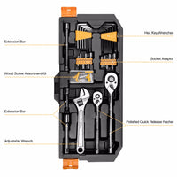 Professional Car Repair Tool Set Automotive Socket Wrench Tool Set-Vehicle Repair & Specialty Tools-Golonzo