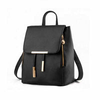 Women High Quality PU Leather Backpack / School Candy Color Bags For Teenagers Girls-Backpacks-Golonzo