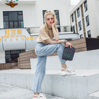 Fashion Woman Geometric Sling Bag-Shoulder Bags-Golonzo