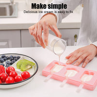 Ice Cream Mold And plastic rods - Ice Cream maker Set-Ice Cream Makers-Golonzo