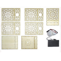 Wooden Handmade Crafts Assembled Lights Model For Home Decor-Toys-Golonzo