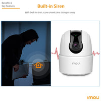 Home Wifi 360 Camera Human Detection Night Vision-Surveillance Cameras-Golonzo