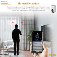 Home Wifi 360 Camera Human Detection Night Vision-Surveillance Cameras-Golonzo