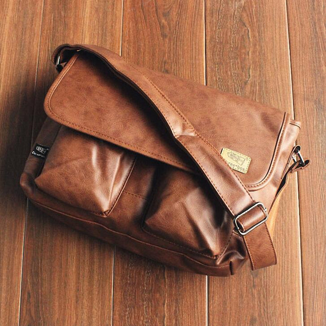 Leather Handbags Men - Laptop Hangbags-Handbags-Golonzo