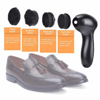 Mini Electric Shoe Brush - Handhold Leather Shoes Brush Magic Cleaning Tool for Travel Cleaning Accessories-Shoe Brushes-Golonzo