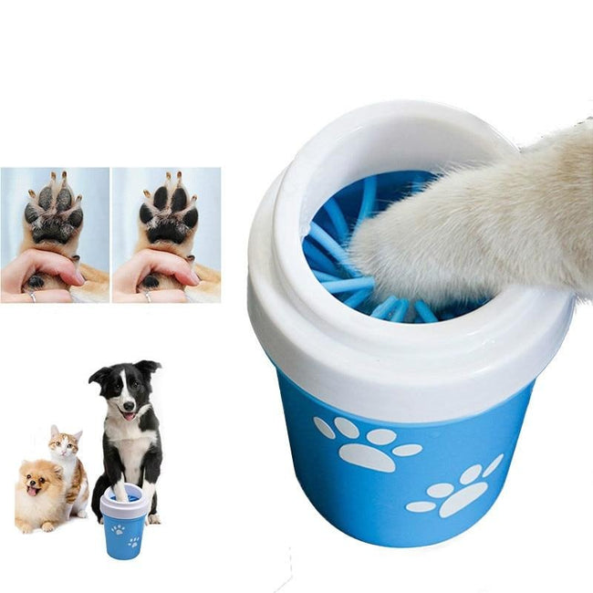 Dog Paw Cleaner Cup for Dogs Feet Washer Portable Pet Cat Dirty Paw Cleaning Cup Soft Silicone Foot-Dog Supplies-Golonzo