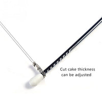 Stainless Steel Double Wire Cake Cutter Slicer Adjustable-Cake Servers-Golonzo