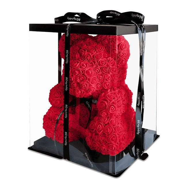 Teddy Bear of Rose - Luxury Rose Bear-Artificial flower-Golonzo
