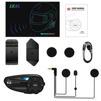 Motorcycle Intercom Bluetooth 5.1 Wireless 2 Riders-Motorcycle Helmet Parts & Accessories-Golonzo