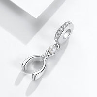 Sterling Silver Tools Scissor Dangle Charms Bracelet-Bracelets-Golonzo