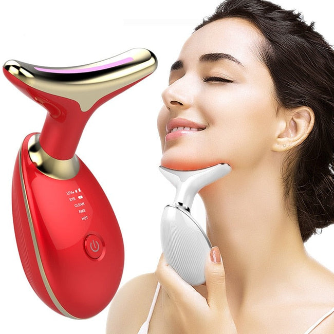 EMS Thermal Neck Lifting and Tighten Massager-Electric Massagers-Golonzo