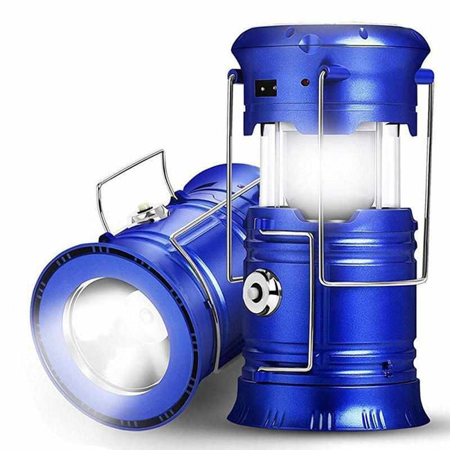 6 LED Collapsible Solar Camping Lantern / Flash Light-Camping Lights & Lanterns-Golonzo