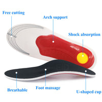 Orthotic Gel High Arch Support - Insoles Gel Pad-Insoles & Inserts-Golonzo