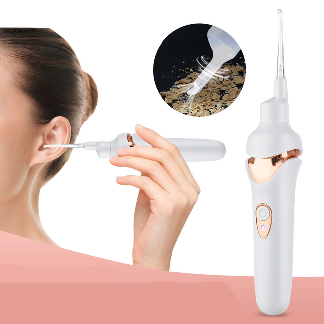 Electric Ear Wax Cleaner with LED Light - Ear Cleaning Tool-Ear Picks & Spoons-Golonzo
