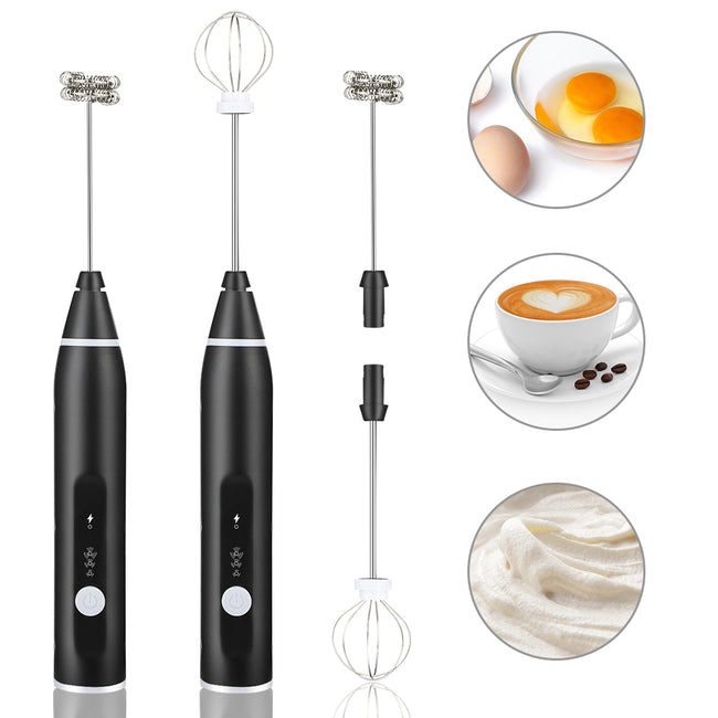 Electric Milk Frother Handheld-Milk Frothers & Steamers-Golonzo