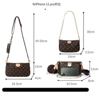 Luxury Crossbody Bag - 3 in 1 Vintage PU Leather Tote-Handbags-Golonzo