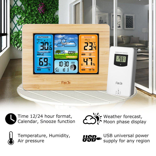 Wireless Sensor Home Weather Station-Weather Forecasters & Stations-Golonzo