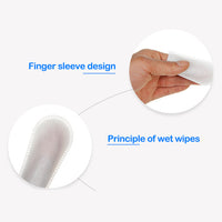 Pet Dental Cleaning Finger Wipes-Pet Wipes-Golonzo