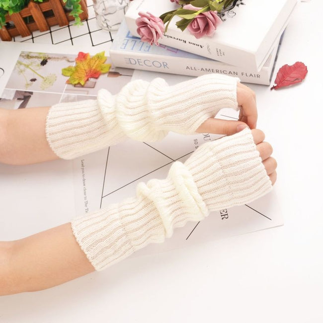 Wrist Sleeves Fingerless Mittens Gloves-Gloves & Mittens-Golonzo