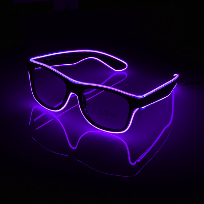 LED Flashing Glasses Glowing for Party-LED Glasses-Golonzo