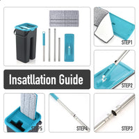 Squeeze Mop And Bucket - Floor Cleaning-Mops-Golonzo