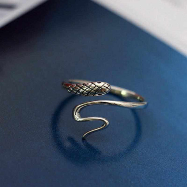 925 Sterling Silver Snake Rings-ring-Golonzo