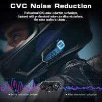 Helmet Intercom - Headset Motorcycle Bluetooth Interphone 8 Rider 2000M-Bluetooth Earphones & Headphones-Golonzo