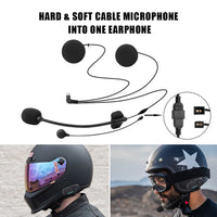 Motorcycle Intercom - Moto Helmet Bluetooth Headphone Fm Intercom Communicator-Bluetooth Earphones & Headphones-Golonzo