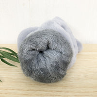 Soft Warm Rabbit Fur Knit Mittens Fingerless Gloves-Gloves & Mittens-Golonzo