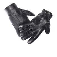 Winter Gloves - Genuine Leather Driving Gloves-Motorcycle Gloves-Golonzo