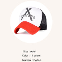 Letter X Snapback Hip Hop Male Baseball Cap-Hats-Golonzo